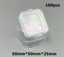 100× Hinged Display Box Jewelry Denture False Teeth Chip  Membrane Case 5*5*2.5 picture