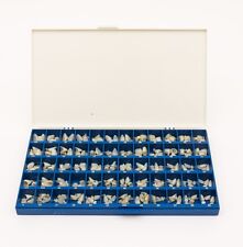 NEW POLYCARBONATE TEMPORARY DENTAL CROWNS BOX KIT 180 PCS WITH PAPER GUIDE CHART picture