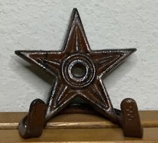 Vintage Star On Horseshoe Business Card Holder, St. Croix Forge picture