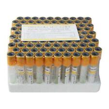 100pcs Glass Vacuum Blood Collection Gel  Clot Activator Tubes 3mL Yellow Cap picture