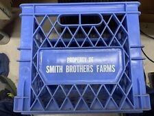 Vintage Smith Brothers Farms Plastic Milk Crate 13