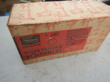 VINTAGE CRAFTSMAN DOVETAIL FIXTURE FOR DRILL PRESS WITH BOX picture