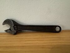 Crescent AT16 Adjustable Wrench - 6-inch Black Oxide Finish - Vintage USA picture