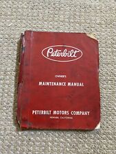 Genuine Peterbilt  Owner's Maintenance Manual 1966 Vintage 🔥 picture