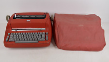 IBM Selectric I Electric Typewriter Red w/ Cover 1960s Works BUT NEEDS REPAIR picture