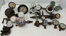 Vintage Meter Regulator Gauges Steampunk Ashcroft, Harris, USG, Moto, Wiki Ect picture