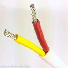 10/2 AWG Gauge Marine Grade Wire, Boat Cable, Tinned Copper, Flat Red/Yellow picture