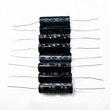 Lot of 8 Vintage Axial Electrolytic Capacitors 40uF 450V picture