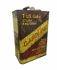 Vintage H/P Automotive Products 1 U.S Gallon Vented Steel Gas Can Metal USA picture
