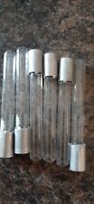 Vintage Kimax 6 inch Test Tube lot of 6 with caps picture