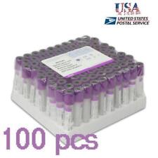 Hospital 100pcs Vacuum Blood Collection Tube 2ml EDTA K2 for Laboratory picture