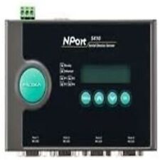 MOXA NPort 5410 w/Adapter 4 Ports RS-232 Serial Device Server 10/100 Ethernet picture