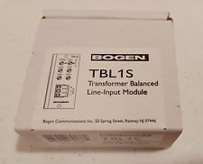 Bogen TBL1S - Transformer Balanced Auxiliary (TBL1S) New In Box picture