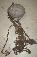 Vintage Chisholm Moore Cyclone Model M Hoist Pulley Barn Find picture