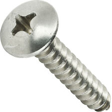 #10 Truss Head Sheet Metal Screws Self Tap Phillips Stainless Steel All Sizes picture