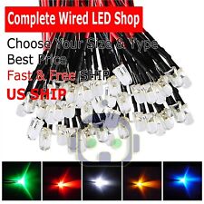 1.8mm 2mm 3mm 5mm 8mm 10mm Pre Wired LED DC9-12V Lights Emitting Diodes picture