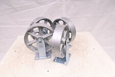Standard Plate Caster: 8 in Wheel Dia., 1250 lb, 9 1/2 in Mounting Ht, 1NWL7 PK4 picture
