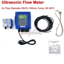 DN15-100mm TUF-2000B Ultrasonic Flow Meter Liquid Flowmeter w/ TS-2 Transducer picture