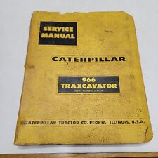 VINTAGE CAT CATERPILLAR 966 TRAXCAVATOR SERIAL #33A1-UP SERVICE MANUAL picture