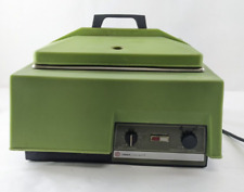 WORKS WELL - Stylish, Vintage Green Water Bath, 1970's picture
