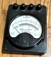 🇺🇸VTG Westinghouse Analog AMP Multi meter Volt Electric Tester Direct Current picture