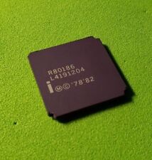 INTEL ORIGINAL BRAND NEW R80186 80186 - 16-Bit Microprocessor - LCC Golden picture