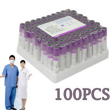 Carejoy Glass Vacuum Blood Collection Storage EDTA K2 Tubes,2mL,100pcs,for Lab picture