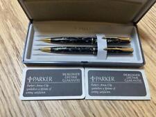 Parker Ballpoint Pen Sonnet Mechanical Pencil Marble Pattern Japan seller; picture