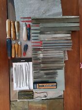 Qty 67  Vintage Machinist Files Tool USA Made . 10 File Handles. File Brush.  picture
