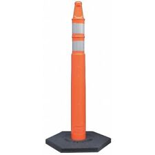 Zoro Select 03-710Rbc-B Delineator Post With Base, Hdpe, Meets Mutcd picture