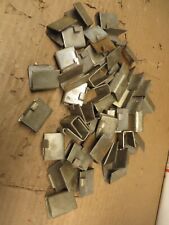 borroughs shelf clips 10 PIECES good used heavy duty 14 gauge commercial picture