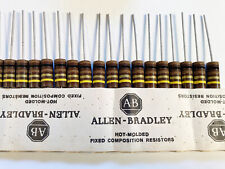 Carbon Composition Resistors – USA Manufactured – NOS – Vintage picture