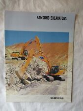 Samsung Hydraulic Excavators Sales Brochure 8 Pages picture