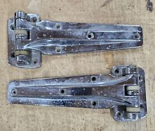 Lot of 2 Vintage Used Kason 1241 Reversible Heavy Duty Double Knuckle Hinges picture