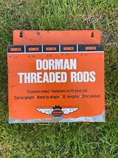 Vintage Dorman Products Threaded Rods Display Rack Storage Bin Shop Garage picture