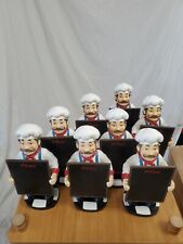 Little Chef Holding Chalkboard restaurant statue picture