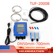 TUF-2000B Ultrasonic Liquid Flowmeter Digital Flowmeter DN50-700mm Wall Mounted picture