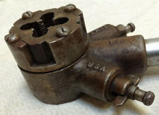 Vintage Reed Mfg. Pipe Threader Ratcheting Head Handle And 1 Die - ( NO 71 ? ) picture