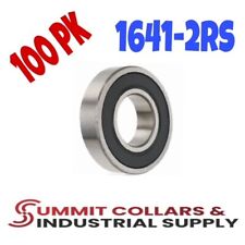 (100 PACK) 1641 2RS SEALED BALL BEARING 1 ID X 2 OD X 9/16 WIDE  picture