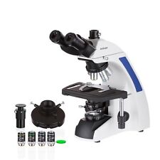 AmScope 40X-1500X Brightfield Phase Contrast Plan Infinity Kohler Lab Microscope picture