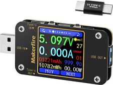 USB Type C Multimeter Current Meter Voltmeter Voltage Digital Tester Detector US picture