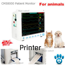 Veterinary  VET Patient Monitor 6 Parameter Vital Signs Cardiac Monitor+Printer  picture