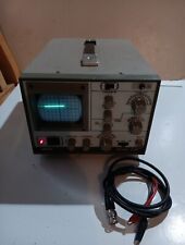 Vintage Powered on NRI Model 2500 5-mhz Transistoried Oscilloscope. picture