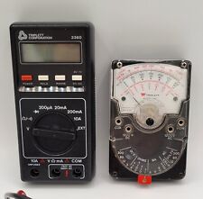 Lot of Two vintage Triplett Multimeters Analog 310 and Digital 3360 picture