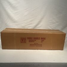 Box (12ea) Of Underground Devices Brand Cable Saddle Racks - Catalog #3SR3 GREY picture