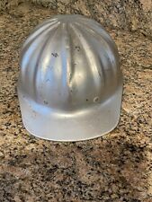 Vintage Superlite Fiber Metal Mine Safety Hard Hat Metal Aluminum Helmet picture