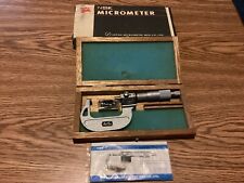 Vintage NSK Micrometer  1-2” 0.0001 with Original Case & Box picture