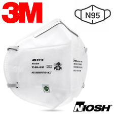 3M 9010 N95 NIOSH Protective Disposable Face Mask CDC Approved Respirator 10 pak picture