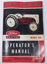Vintage 1st Printing Ford Tractor Operator’s Manual Model 8N 1952 picture
