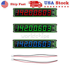 RF Signal Frequency Counter Cymometer Tester Meter 8 LED Display 0.1~2.4GHz US picture